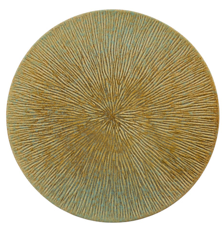 AKDC Ceramic Round Plate 25cm*2cm, Brown/Turquoise Ripple Design - Al Kabayel Discount CentreAKDC Ceramic Round Plate 25cm*2cm, Brown/Turquoise Ripple DesignPlatesAKDCAl Kabayel Discount Centre