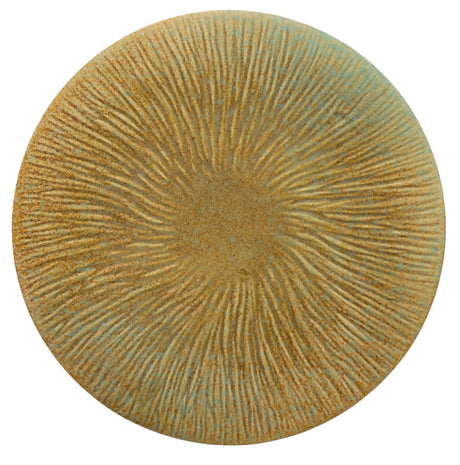 AKDC Ceramic Round Plate 29cm*2cm, Brown/Turquoise Ripple Design - Al Kabayel Discount CentreAKDC Ceramic Round Plate 29cm*2cm, Brown/Turquoise Ripple DesignPlatesAKDCAl Kabayel Discount Centre