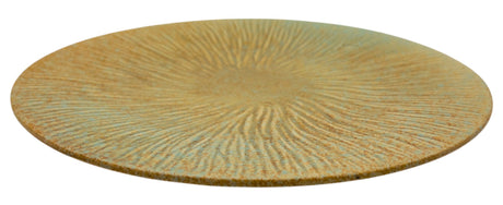 AKDC Ceramic Round Plate 29cm*2cm, Brown/Turquoise Ripple Design - Al Kabayel Discount CentreAKDC Ceramic Round Plate 29cm*2cm, Brown/Turquoise Ripple DesignPlatesAKDCAl Kabayel Discount Centre