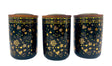 AKDC Ceramic Set of 3 Canister 1 Liter * 3 with a Wooden Lid, Black and Golden Design - Al Kabayel Discount CentreAKDC Ceramic Set of 3 Canister 1 Liter * 3 with a Wooden Lid, Black and Golden DesignJars & Food SaversAKDCAl Kabayel Discount Centre