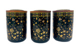 AKDC Ceramic Set of 3 Canister 1 Liter * 3 with a Wooden Lid, Black and Golden Design - Al Kabayel Discount CentreAKDC Ceramic Set of 3 Canister 1 Liter * 3 with a Wooden Lid, Black and Golden DesignJars & Food SaversAKDCAl Kabayel Discount Centre