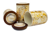 AKDC Ceramic Set of 3 Canister 1 Liter * 3 with Wooden Lid, White and Golden Floral Design - Al Kabayel Discount CentreAKDC Ceramic Set of 3 Canister 1 Liter * 3 with Wooden Lid, White and Golden Floral DesignJars & Food SaversAKDCAl Kabayel Discount Centre