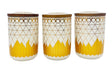 AKDC Ceramic Set of 3 Canister 1 Liter * 3 with Wooden Lid, White and Golden Line Design - Al Kabayel Discount CentreAKDC Ceramic Set of 3 Canister 1 Liter * 3 with Wooden Lid, White and Golden Line DesignJars & Food SaversAKDCAl Kabayel Discount Centre