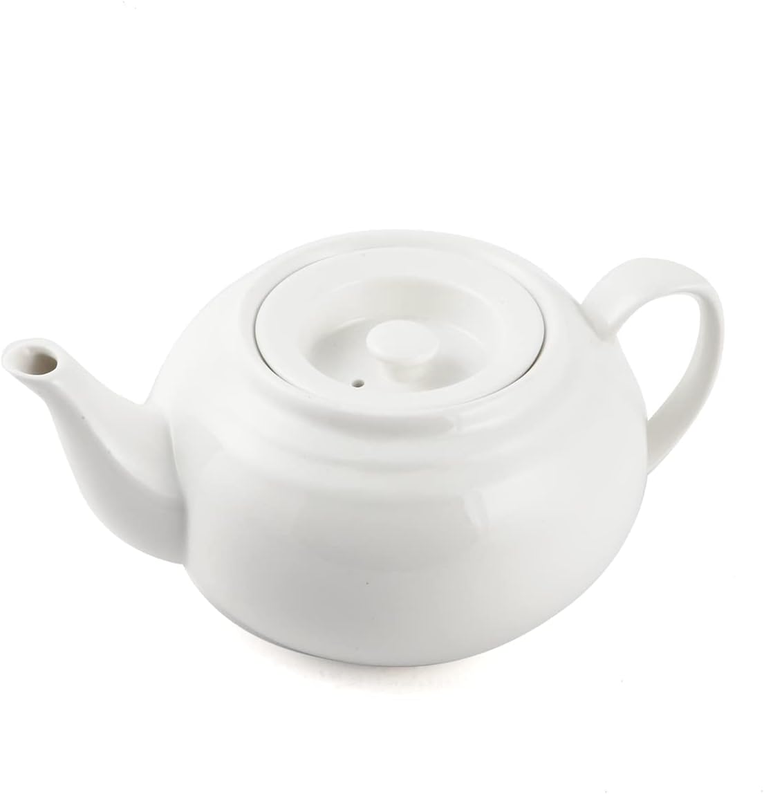 AKDC Ceramic Simple Plus White Tea Pot With lid Kettle Coffee Kettle Tea Pot Hot Water Dispenser 700ml - Al Kabayel Discount CentreAKDC Ceramic Simple Plus White Tea Pot With lid Kettle Coffee Kettle Tea Pot Hot Water Dispenser 700mlTea/Coffee PotsAKDCAl Kabayel Discount Centre