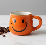 AKDC Ceramic Smile Emoji Coffee Mug 100ml,Blood Orange - Al Kabayel Discount CentreAKDC Ceramic Smile Emoji Coffee Mug 100ml,Blood OrangeMugsAKDCAl Kabayel Discount Centre