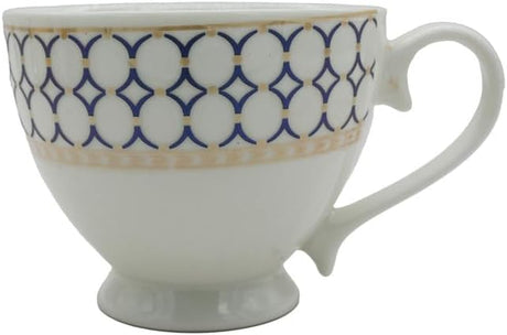 AKDC Ceramic Soup Mug 79475 White/Blue - Al Kabayel Discount CentreAKDC Ceramic Soup Mug 79475 White/BlueMugsAKDCAl Kabayel Discount Centre
