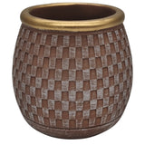 AKDC Ceramic Vase Home Décor Accents Table 14cmX11cm - Pink&Gold - Al Kabayel Discount CentreAKDC Ceramic Vase Home Décor Accents Table 14cmX11cm - Pink&GoldHome Décor AccentsAKDCAl Kabayel Discount Centre