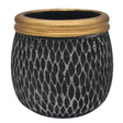 AKDC Ceramic Vase Home Décor Accents Table - 9cmX9cm - Black&Gold - Al Kabayel Discount CentreAKDC Ceramic Vase Home Décor Accents Table - 9cmX9cm - Black&GoldHome Décor AccentsAKDCAl Kabayel Discount Centre