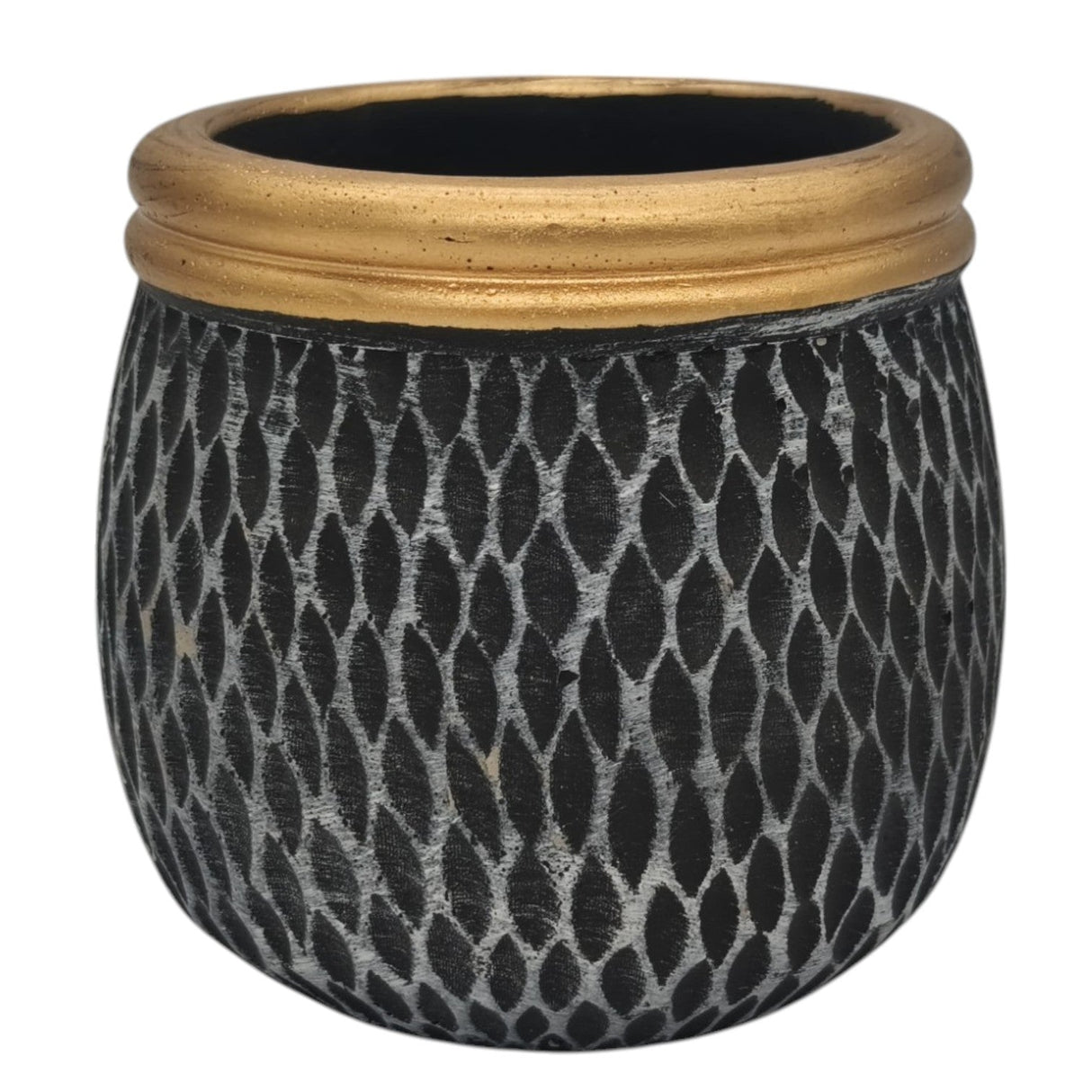 AKDC Ceramic Vase Home Décor Accents Table - 9cmX9cm - Black&Gold - Al Kabayel Discount CentreAKDC Ceramic Vase Home Décor Accents Table - 9cmX9cm - Black&GoldHome Décor AccentsAKDCAl Kabayel Discount Centre