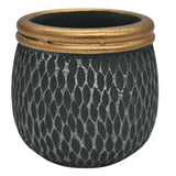 AKDC Ceramic Vase Home Décor Accents Table 9cmX9cm - Green&Gold - Al Kabayel Discount CentreAKDC Ceramic Vase Home Décor Accents Table 9cmX9cm - Green&GoldHome Décor AccentsAKDCAl Kabayel Discount Centre