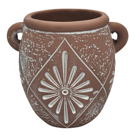 AKDC Ceramic Vase Home Décor Accents Table With Handle - 14cmX10cm - Pink - Al Kabayel Discount CentreAKDC Ceramic Vase Home Décor Accents Table With Handle - 14cmX10cm - PinkHome Décor AccentsAKDCAl Kabayel Discount Centre