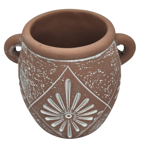 AKDC Ceramic Vase Home Décor Accents Table With Handle - 14cmX10cm - Pink - Al Kabayel Discount CentreAKDC Ceramic Vase Home Décor Accents Table With Handle - 14cmX10cm - PinkHome Décor AccentsAKDCAl Kabayel Discount Centre