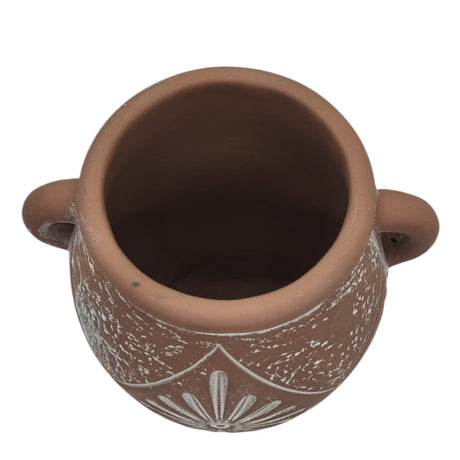 AKDC Ceramic Vase Home Décor Accents Table With Handle - 14cmX10cm - Pink - Al Kabayel Discount CentreAKDC Ceramic Vase Home Décor Accents Table With Handle - 14cmX10cm - PinkHome Décor AccentsAKDCAl Kabayel Discount Centre