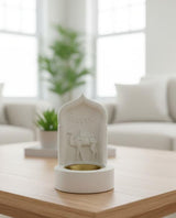 AKDC Chalk Porcelain Incense Burner – Smooth White Design – 12 cm Decorative Fragrance Piece - Al Kabayel Discount CentreAKDC Chalk Porcelain Incense Burner – Smooth White Design – 12 cm Decorative Fragrance PieceIncense BurnerAKDCAl Kabayel Discount Centre