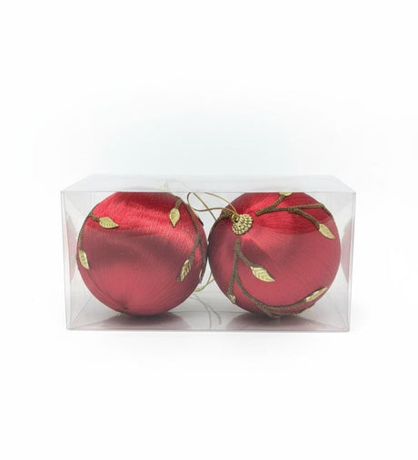 AKDC Christmas 2 - Piece Decorative Hanging Ball Set – 10CM Red & Gold Mix for Tree and Party Decoration - Al Kabayel Discount CentreAKDC Christmas 2 - Piece Decorative Hanging Ball Set – 10CM Red & Gold Mix for Tree and Party DecorationHome Décor AccentsAKDCAl Kabayel Discount Centre