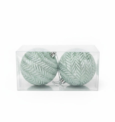 AKDC Christmas 2 - Piece Decorative Hanging Ball Set – Vibrant Green Color for Holiday Tree & Festive Décor - Al Kabayel Discount CentreAKDC Christmas 2 - Piece Decorative Hanging Ball Set – Vibrant Green Color for Holiday Tree & Festive DécorHome Décor AccentsAKDCAl Kabayel Discount Centre