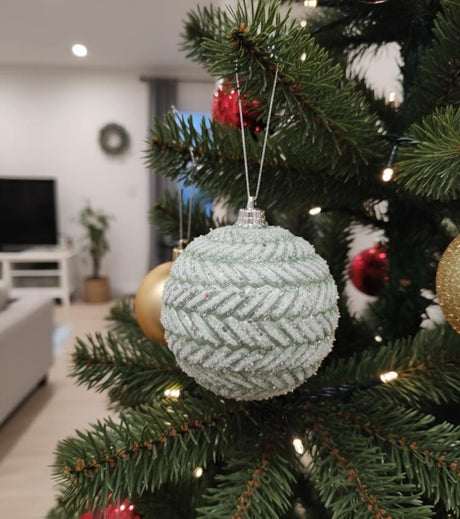 AKDC Christmas 2 - Piece Decorative Hanging Ball Set – Vibrant Green Color for Holiday Tree & Festive Décor - Al Kabayel Discount CentreAKDC Christmas 2 - Piece Decorative Hanging Ball Set – Vibrant Green Color for Holiday Tree & Festive DécorHome Décor AccentsAKDCAl Kabayel Discount Centre