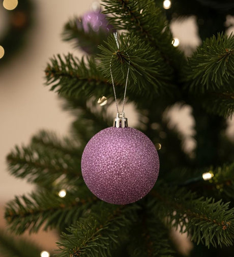 AKDC Christmas 3 - Piece Glitter Hanging Ball Ornament Set – Sparkling Purple Color for Elegant Christmas Décor - Al Kabayel Discount CentreAKDC Christmas 3 - Piece Glitter Hanging Ball Ornament Set – Sparkling Purple Color for Elegant Christmas DécorHome Décor AccentsAKDCAl Kabayel Discount Centre