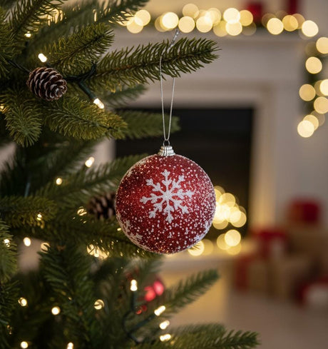 AKDC Christmas 3 - Piece Glitter Hanging Ball Ornament Set – Sparkling Reddish Pink Color Festive Decoration for Home & Office - Al Kabayel Discount CentreAKDC Christmas 3 - Piece Glitter Hanging Ball Ornament Set – Sparkling Reddish Pink Color Festive Decoration for Home & OfficeHome Décor AccentsAKDCAl Kabayel Discount Centre