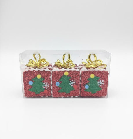 AKDC Christmas 3 - Piece Hanging Gift Box Decoration Set – Red Color Mini Boxes for Tree & Festive Display - Al Kabayel Discount CentreAKDC Christmas 3 - Piece Hanging Gift Box Decoration Set – Red Color Mini Boxes for Tree & Festive DisplayHome Décor AccentsAKDCAl Kabayel Discount Centre