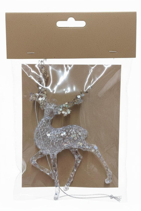 AKDC Christmas Hanging Ornament – Classic Festive Deer Design for Tree, Wreath & Home Decoration, 13 cm - Al Kabayel Discount CentreAKDC Christmas Hanging Ornament – Classic Festive Deer Design for Tree, Wreath & Home Decoration, 13 cmHome Décor AccentsAKDCAl Kabayel Discount Centre