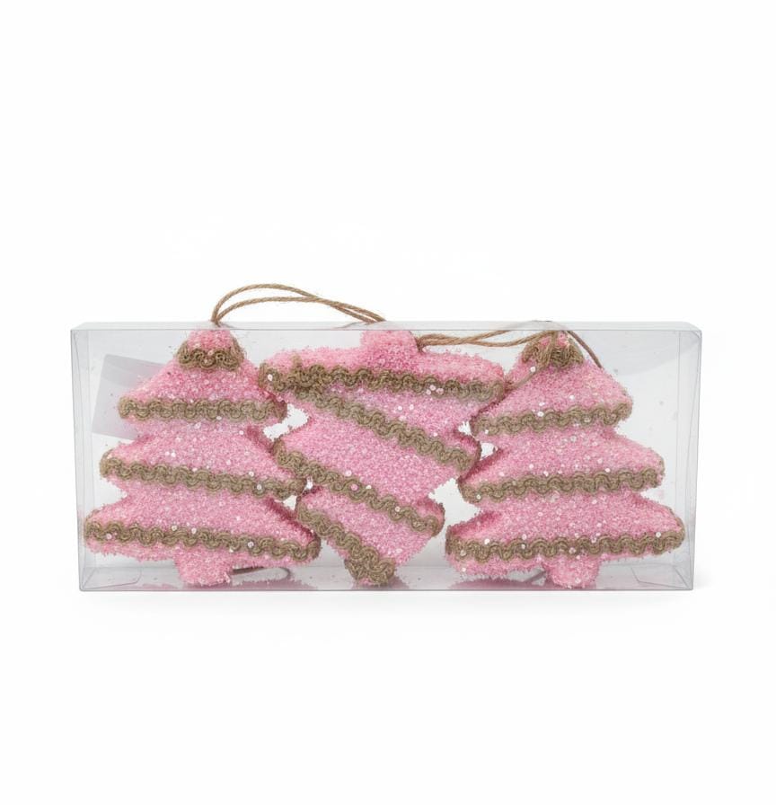 AKDC Christmas Tree Hanging Decoration – 3 - Piece Pink Ornament Set for Elegant Holiday Décor - Al Kabayel Discount CentreAKDC Christmas Tree Hanging Decoration – 3 - Piece Pink Ornament Set for Elegant Holiday DécorHome Décor AccentsAKDCAl Kabayel Discount Centre