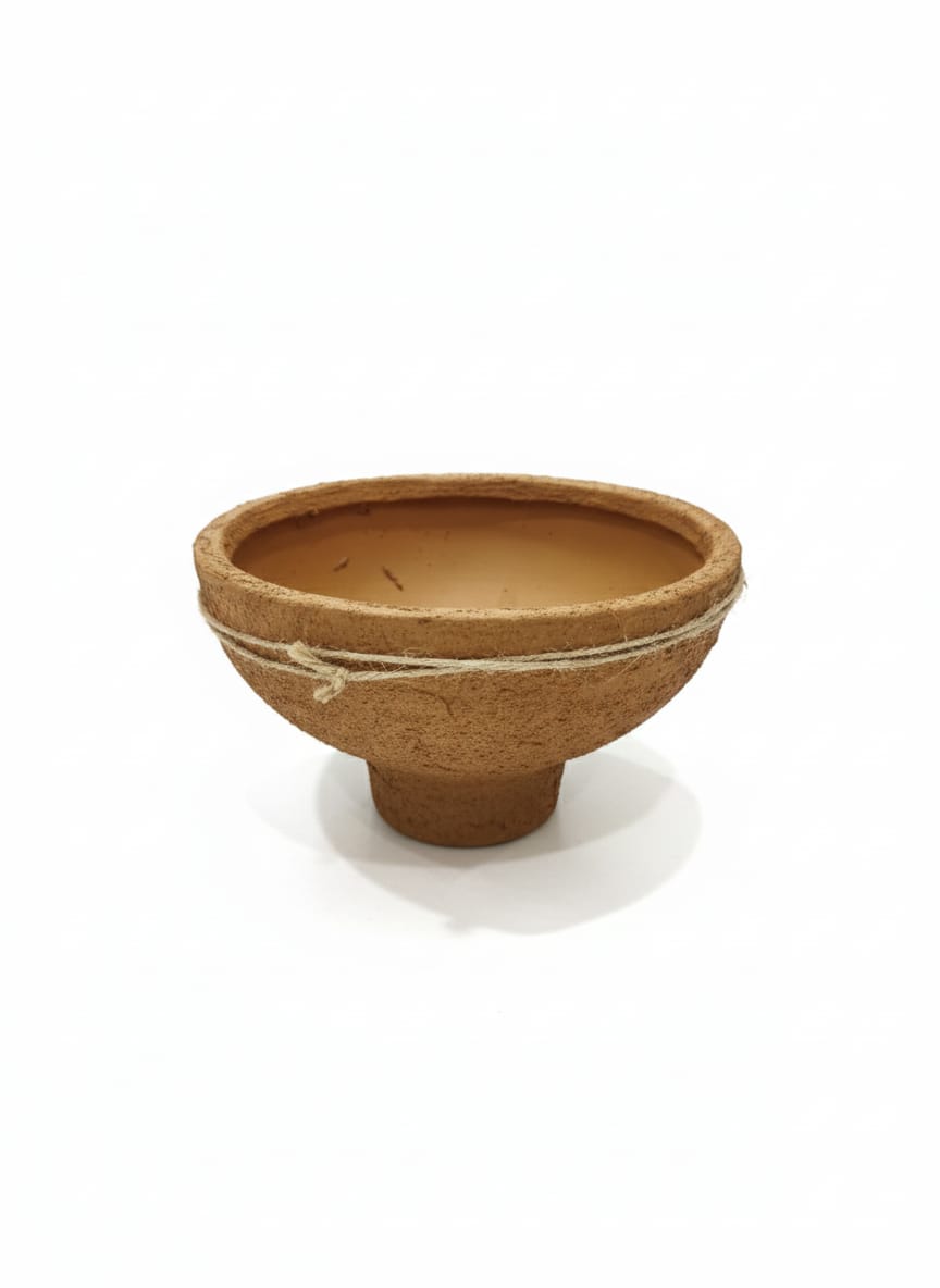 AKDC Classic Clay Plant Pot – Sand Tone – 11×20 cm – Hand - Molded Unique Shape - Al Kabayel Discount CentreAKDC Classic Clay Plant Pot – Sand Tone – 11×20 cm – Hand - Molded Unique ShapeFlower/Plant PotsAKDCAl Kabayel Discount Centre