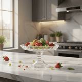 AKDC Classic Footed Glass Candy Tray – Elegant Serving Tray for Sweets, Dry Fruits & Snacks – 23×13 cm - Al Kabayel Discount CentreAKDC Classic Footed Glass Candy Tray – Elegant Serving Tray for Sweets, Dry Fruits & Snacks – 23×13 cmserving traysAKDCAl Kabayel Discount Centre