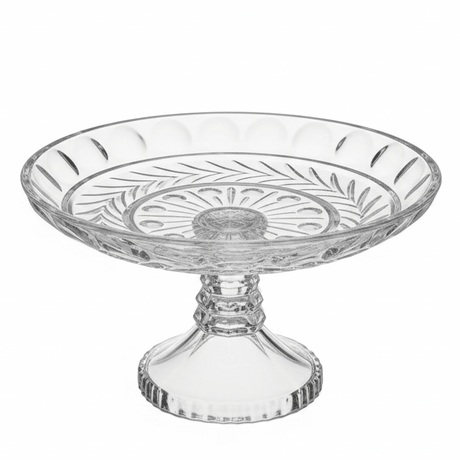 AKDC Classic Footed Glass Candy Tray – Elegant Serving Tray for Sweets, Dry Fruits & Snacks – 23×13 cm - Al Kabayel Discount CentreAKDC Classic Footed Glass Candy Tray – Elegant Serving Tray for Sweets, Dry Fruits & Snacks – 23×13 cmserving traysAKDCAl Kabayel Discount Centre