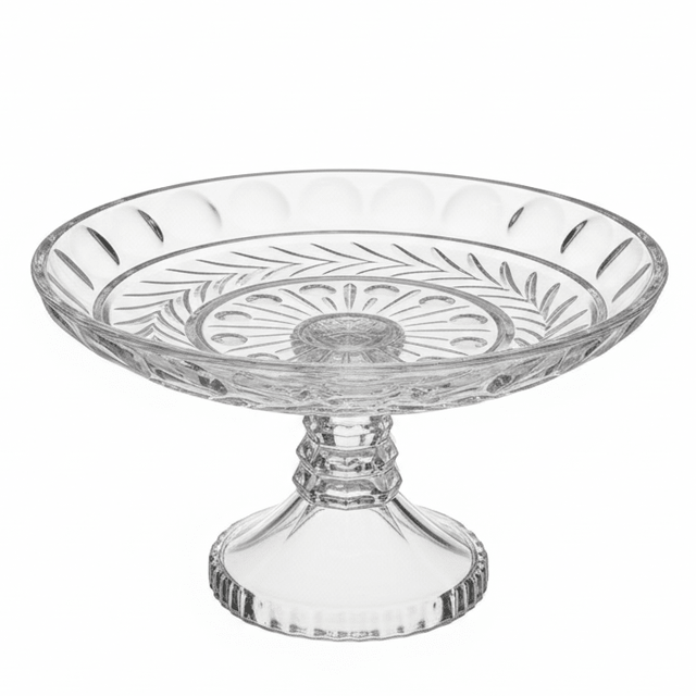 AKDC Classic Footed Glass Candy Tray – Elegant Serving Tray for Sweets, Dry Fruits & Snacks – 23×13 cm - Al Kabayel Discount CentreAKDC Classic Footed Glass Candy Tray – Elegant Serving Tray for Sweets, Dry Fruits & Snacks – 23×13 cmserving traysAKDCAl Kabayel Discount Centre
