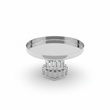 AKDC Classic Footed Stainless Steel Cake Stand – Elegant Dessert Display for Home & Events – 20 × 13 cm - Al Kabayel Discount CentreAKDC Classic Footed Stainless Steel Cake Stand – Elegant Dessert Display for Home & Events – 20 × 13 cmServing TraysAKDCAl Kabayel Discount Centre