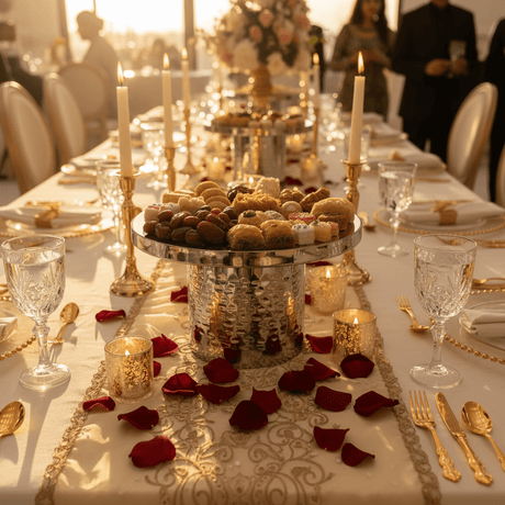 AKDC Classic Footed Stainless Steel Cake Stand – Elegant Dessert Display for Home & Events – 26 × 16 cm - Al Kabayel Discount CentreAKDC Classic Footed Stainless Steel Cake Stand – Elegant Dessert Display for Home & Events – 26 × 16 cmWarmersAKDCAl Kabayel Discount Centre
