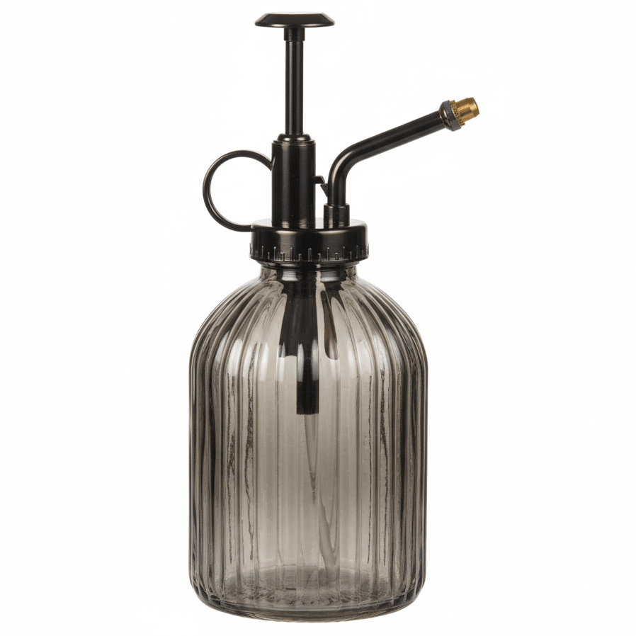 AKDC Classic Matte Black Glass Spray Bottle with Heavy - Duty Metal Pump for Cleaning Solutions & Plant Care – 350ml - Al Kabayel Discount CentreAKDC Classic Matte Black Glass Spray Bottle with Heavy - Duty Metal Pump for Cleaning Solutions & Plant Care – 350mlKitchen Utensils & GadgetsAKDCAl Kabayel Discount Centre
