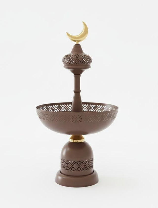 AKDC Classic Metal Serving Tray Brown 22×42 cm – Ramadan Tableware - Al Kabayel Discount CentreAKDC Classic Metal Serving Tray Brown 22×42 cm – Ramadan TablewareServing TraysAKDCAl Kabayel Discount Centre