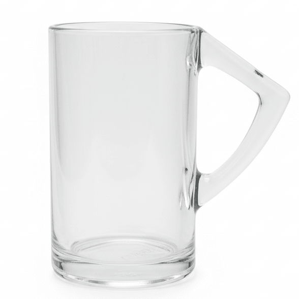 AKDC Classic Plain Glass Beer Mug with Elegant Handle, Strong Grip for Daily Use – 400 ml - Al Kabayel Discount CentreAKDC Classic Plain Glass Beer Mug with Elegant Handle, Strong Grip for Daily Use – 400 mlMugsAKDCAl Kabayel Discount Centre