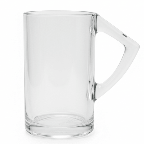 AKDC Classic Plain Glass Beer Mug with Elegant Handle, Strong Grip for Daily Use – 400 ml - Al Kabayel Discount CentreAKDC Classic Plain Glass Beer Mug with Elegant Handle, Strong Grip for Daily Use – 400 mlMugsAKDCAl Kabayel Discount Centre