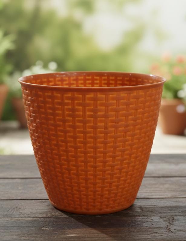 AKDC Classic Sand Color Round Plastic Plant Pot – Sturdy Lightweight Planter – 20 cm - Al Kabayel Discount CentreAKDC Classic Sand Color Round Plastic Plant Pot – Sturdy Lightweight Planter – 20 cmFlower/Plant PotsAKDCAl Kabayel Discount Centre