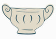 AKDC Classic Urn Style Clay Flower Vase 28cm*5cm*16.5cm, White and Blue - Al Kabayel Discount CentreAKDC Classic Urn Style Clay Flower Vase 28cm*5cm*16.5cm, White and BlueFlower/Plant PotsAKDCAl Kabayel Discount Centre