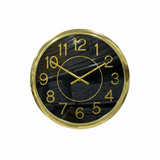 AKDC Classic Wall Clock 29cm – Gold & Black Dial with Bold Numerals | Quartz - Al Kabayel Discount CentreAKDC Classic Wall Clock 29cm – Gold & Black Dial with Bold Numerals | QuartzWall ClocksAKDCAl Kabayel Discount Centre