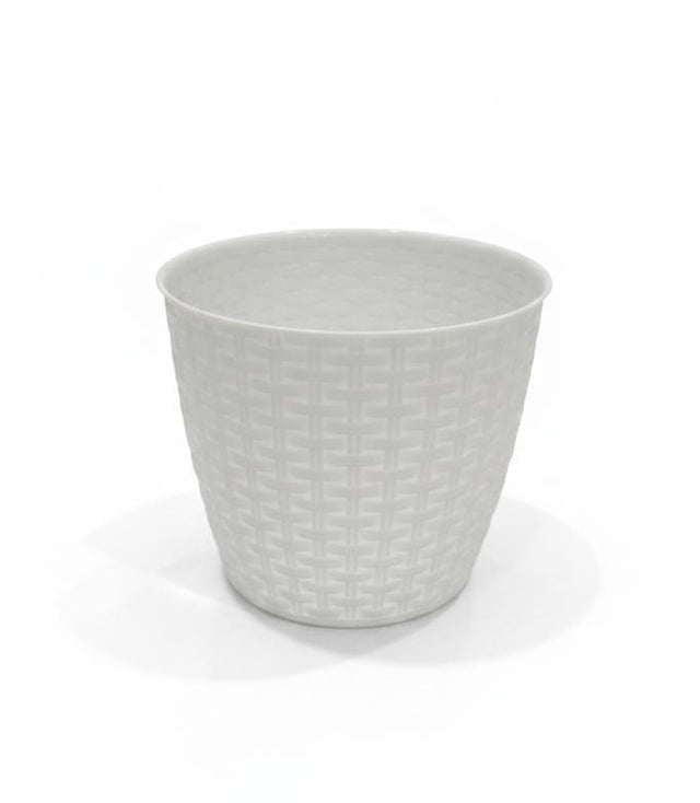 AKDC Classic White Round Plastic Plant Pot – Lightweight Durable Garden Planter – 20 cm - Al Kabayel Discount CentreAKDC Classic White Round Plastic Plant Pot – Lightweight Durable Garden Planter – 20 cmFlower/Plant PotsAKDCAl Kabayel Discount Centre