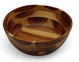 AKDC Classic Wooden Bowl – 20×8 cm, Natural Finish for Serving and Dining - Al Kabayel Discount CentreAKDC Classic Wooden Bowl – 20×8 cm, Natural Finish for Serving and DiningBowlsAKDCAl Kabayel Discount Centre