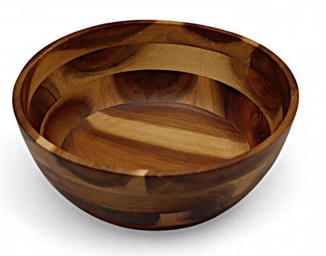 AKDC Classic Wooden Bowl – 20×8 cm, Natural Finish for Serving and Dining - Al Kabayel Discount CentreAKDC Classic Wooden Bowl – 20×8 cm, Natural Finish for Serving and DiningBowlsAKDCAl Kabayel Discount Centre