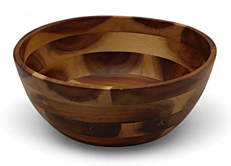 AKDC Classic Wooden Bowl – 20×8 cm, Natural Finish for Serving and Dining - Al Kabayel Discount CentreAKDC Classic Wooden Bowl – 20×8 cm, Natural Finish for Serving and DiningBowlsAKDCAl Kabayel Discount Centre