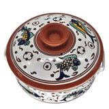 AKDC Clay Casserole With Lid Handle Hand Painted - 25CM - Al Kabayel Discount CentreAKDC Clay Casserole With Lid Handle Hand Painted - 25CMCasserolesAKDCAl Kabayel Discount Centre