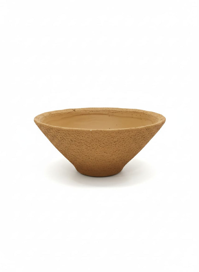 AKDC Clay Plant Pot – Sand Tone – 9×21 cm – Artistic Unique Shape - Al Kabayel Discount CentreAKDC Clay Plant Pot – Sand Tone – 9×21 cm – Artistic Unique ShapeFlower/Plant PotsAKDCAl Kabayel Discount Centre