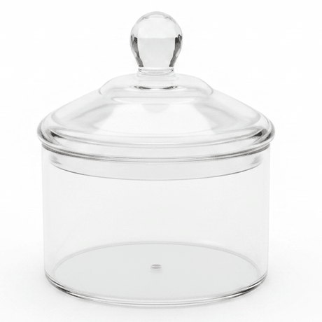 AKDC Clear Acrylic Candy Jar with Lid Transparent Serving and Storage Container 14 × 12 cm - Al Kabayel Discount CentreAKDC Clear Acrylic Candy Jar with Lid Transparent Serving and Storage Container 14 × 12 cmJars & Food SaversAKDCAl Kabayel Discount Centre