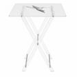 AKDC Clear Acrylic Coffee Table Set with Bird Print Design Modern Decorative Foldable 4 - Piece Furniture 50x40x47 cm - Al Kabayel Discount CentreAKDC Clear Acrylic Coffee Table Set with Bird Print Design Modern Decorative Foldable 4 - Piece Furniture 50x40x47 cmOrganizers & AccessoriesAKDCAl Kabayel Discount Centre