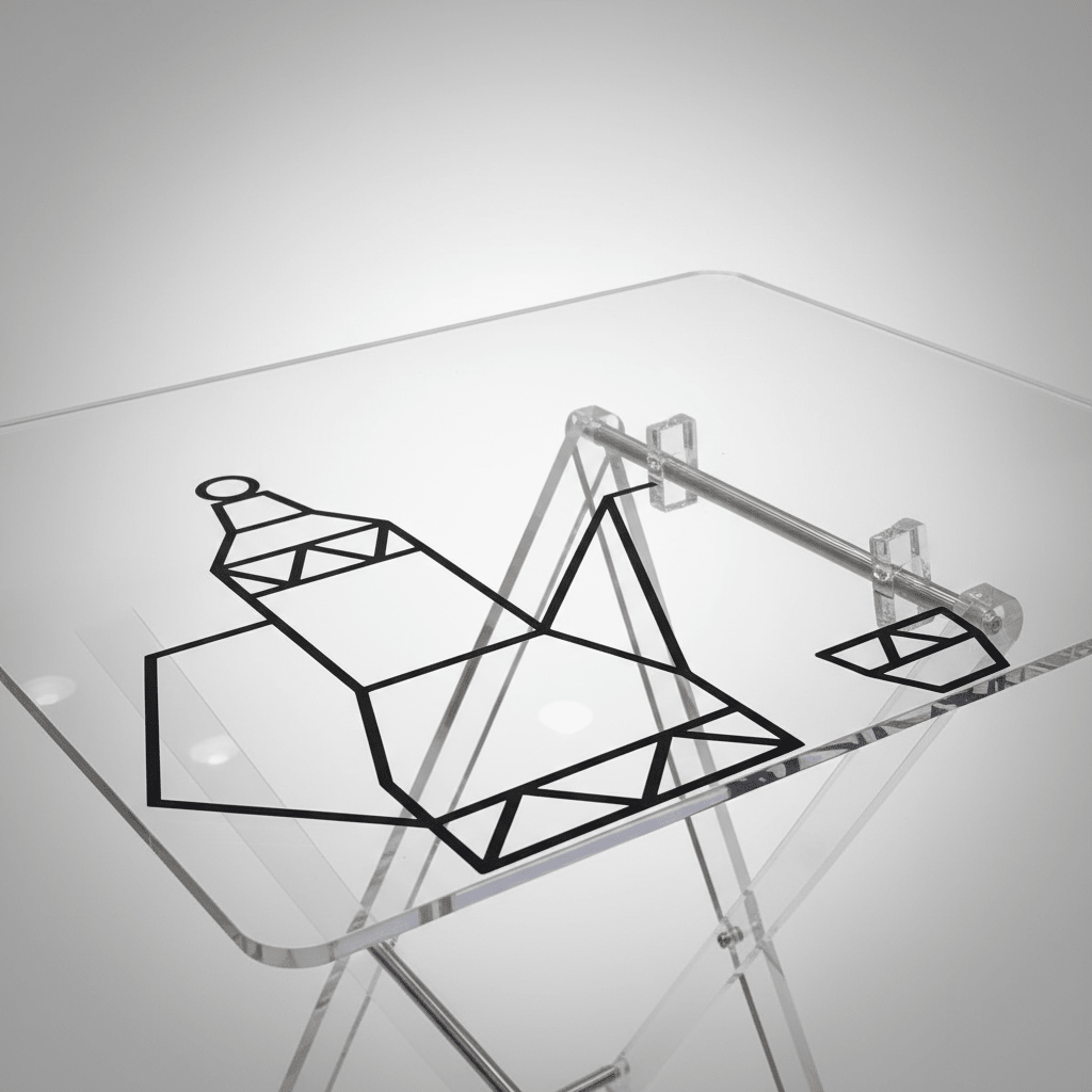 AKDC Clear Acrylic Coffee Table Set with Traditional Arabic Dallah Print Design Cultural Decorative 4 - Piece Set 50x40x47 cm - Al Kabayel Discount CentreAKDC Clear Acrylic Coffee Table Set with Traditional Arabic Dallah Print Design Cultural Decorative 4 - Piece Set 50x40x47 cmOrganizers & AccessoriesAKDCAl Kabayel Discount Centre