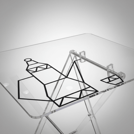 AKDC Clear Acrylic Coffee Table Set with Traditional Arabic Dallah Print Design Cultural Decorative 4 - Piece Set 50x40x47 cm - Al Kabayel Discount CentreAKDC Clear Acrylic Coffee Table Set with Traditional Arabic Dallah Print Design Cultural Decorative 4 - Piece Set 50x40x47 cmOrganizers & AccessoriesAKDCAl Kabayel Discount Centre