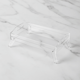 AKDC Clear Acrylic Foldable Serving Tray with Raised Stand Lightweight and Functional Serving Solution 30x23 cm - Al Kabayel Discount CentreAKDC Clear Acrylic Foldable Serving Tray with Raised Stand Lightweight and Functional Serving Solution 30x23 cmServing TraysAKDCAl Kabayel Discount Centre